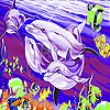 Dream dolphins in sea slide puzzle