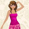 Dress up a slender girl