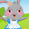 Easter Bunny and Colorful Eggs