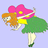 Fairy in the garden coloring