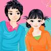 Fall couple dressup