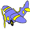 Falling aircraft coloring