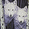 Fantastic woods wolves slide puzzle