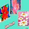 Fantasy colorful flowers puzzle