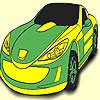 Fascinating car coloring