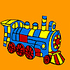 Fast city locomotive coloring