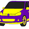 Fast flame car coloring