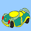 Fast space concept car coloring
