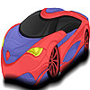 Fast sport car coloring