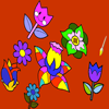 Flowers Coloring Game