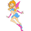 Flying Girl Coloring