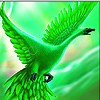 Flying green goose slide puzzle