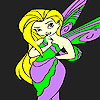 Fragile fairy coloring