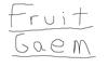 Fruit Game