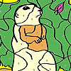 Funky mole coloring