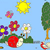 Garden animals coloring