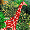 Giraffe in the zoo slide puzzle