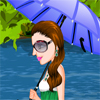 Girl On Lake