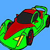 Grand Racing car coloring