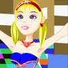 High school cheerleader dressup
