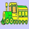 Historic fast train coloring