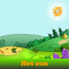 Hot sun 5 Differences