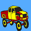 Jeep carrying firewood coloring