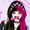 Kawaii emo girl dress up game