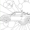 Kid's coloring: Audi