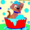 Kid's coloring: Charming Puppy