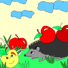 Kid's Coloring: Delicious apples
