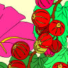 Kid's coloring: Flowers and Berries