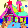 Kid's coloring: Forest House