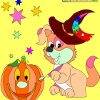 Kid's coloring: Happy Halloween 2