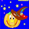 Kid's coloring: Happy Halloween 3