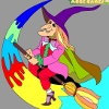 Kid's coloring: Happy Halloween