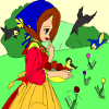 Kid's coloring: Little friends
