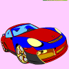 Kid's coloring: New car