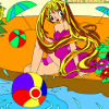 Kid's coloring: Sunny day