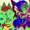 Kid's coloring: The forest fairy