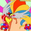 Kid's coloring: The magic fox