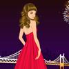 Lady In New Year Party