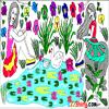 Lily Pond Coloring