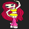 Little ballerina isabel coloring