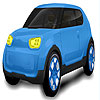 Little blue car coloring