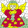 Little fairy girl coloring