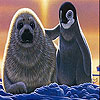 Lonely animals slide puzzle
