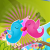 Lovebirds Kiss Kiss