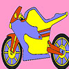 Metal motorbike coloring