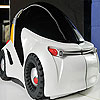 Minuscule white car slide puzzle